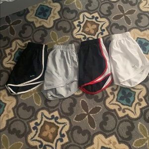 bundle of 4 pairs nike shorts